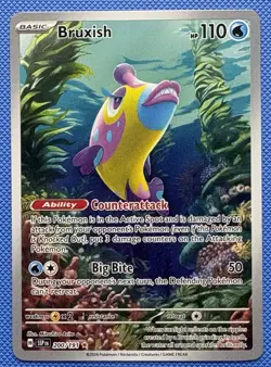 Bruxish 200/191 Sv08: Surging Sparks Illustration Rare Holo Pokemon TCG Card - Image 1