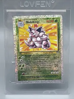 Pokemon TCG Legendary Collection Nidoking 31/110 Reverse Holo Card EX-NM - Image 1
