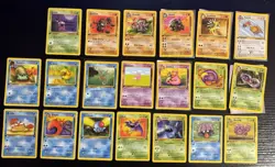 Pokemon TCG 1st Edition Fossil Card Lot Horsea Golem Sandslash Geodude - Image 1