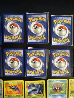 Pokemon TCG 1st Edition Fossil Card Lot Horsea Golem Sandslash Geodude - Image 5