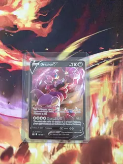 Pokemon TCG 2022 Drapion v Lost Origins Ultra Rare Card 118/196 - Image 1