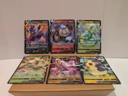 Six Pokemon EX-GX Ultra Rare Card Bundle v Full Art With Promo - Image 1