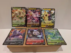 Six Pokemon EX-GX Ultra Rare Card Bundle v Full Art With Promo - Image 3