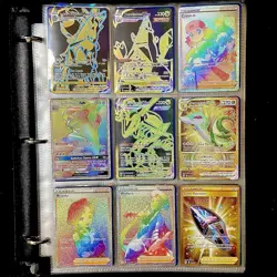Huge Binder Collection Lot of 300+ Pokemon Cards Mixed Secret Rainbows Full Art - Image 1