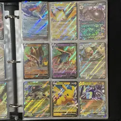 Huge Binder Collection Lot of 300+ Pokemon Cards Mixed Secret Rainbows Full Art - Image 5