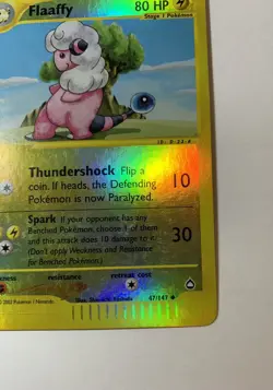 Flaaffy 47/147 - Reverse Holo - Pokemon Card Flaffy Aquapolis - Image 4