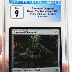 MTG - Throne of Eldraine - Stonecoil Serpent - Foil - Graded - CGC 9.0 - Image 3