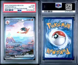 Pokemon TCG Charizard EX 199/165 Special Illustration Rare SV 151 PSA 8 - Image 3