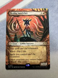 Magic the Gathering Hexing Squelcher Showcase Lorwyn Eclipsed Non-Foil NM - Image 1