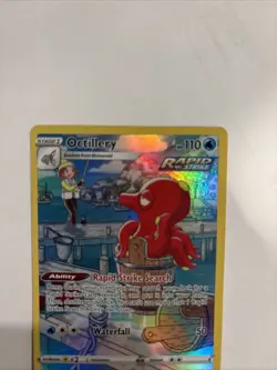 Pokemon TCG Octillery Sword & Shield: Brilliant Stars TG03/TG30 Full Art Holo - Image 3