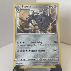 Pokemon TCG Steelix Sword & Shield - Battle Styles 099/163 Holo Rare NM - Image 1