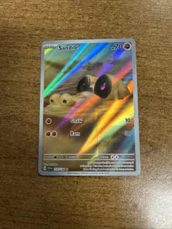 Sandile 216/198 SV01: Scarlet & Violet Base Set Holo NM-M Unplayed Pokemon - Image 1