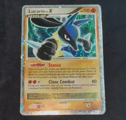 Pokemon Lucario LV.X Diamond & Pearl DP12 Holo Promo - MP - Image 1