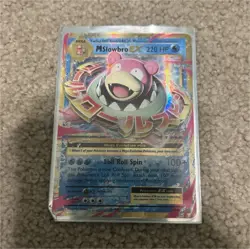 Pokemon M Slowbro EX Mega Holo 27/108 in near mint condition - Image 1