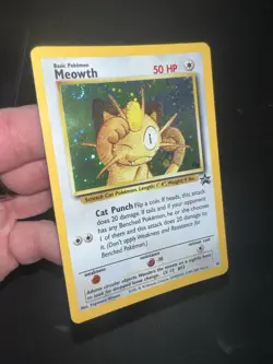 Pokemon Meowth Promo Holo Black Star #10 Game Boy GB Stamp WOTC Vintage - Image 5