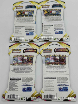 4CT Pokemon Sword & Shield Booster Packs ~ Lost Origin & Silver Tempest ~ SEALED - Image 2