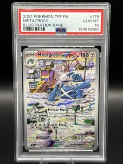 Pokemon TCG - Metagross - 178/162 - Temporal Forces - Illustration Rare - PSA 10 - Image 1