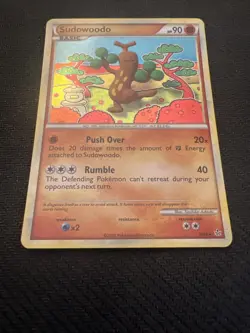 Pokemon 2010 HGSS Unleashed Sudowoodo 9/95 Holo Rare - NM - Image 3