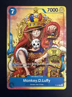 Monkey.D.Luffy (2nd Anniversary Stamped Promo) P-043 One Piece Promotion... - Image 1