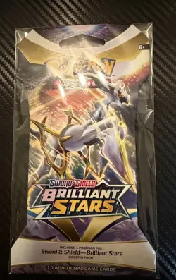 Pokemon Brilliant Stars Sleeved Booster Pack X4 Sealed full art set blister pack - Image 3