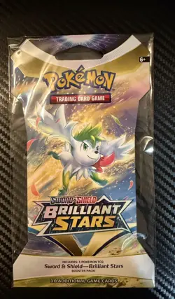 Pokemon Brilliant Stars Sleeved Booster Pack X4 Sealed full art set blister pack - Image 4