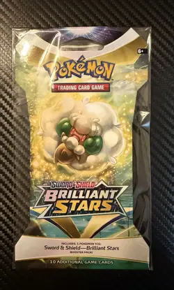 Pokemon Brilliant Stars Sleeved Booster Pack X4 Sealed full art set blister pack - Image 5