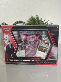 Pokemon TCG Destined Rivals Team Rocket's Mewtwo EX Box - Factory Sealed - NEW! - Image 1