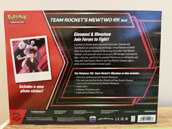 Pokemon TCG: Team Rockets Mewtwo Ex Box NEW/FACTORY SEALED - Image 2