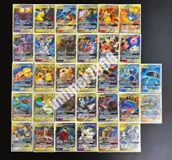 Pokemon TCG S-Chinese TAG TEAM GX Cards Lot 32Pcs Set Sun&Moon RRR RR HOLO Rare - Image 1