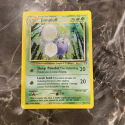 Pokemon TCG Jumpluff Neo Genesis Holo Card 7/111 Unlimited Rare - Image 1