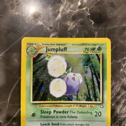 Pokemon TCG Jumpluff Neo Genesis Holo Card 7/111 Unlimited Rare - Image 2