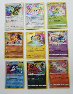 Pokemon Amazing Rare Complete Set Lot Of 9 Vivid Voltage & Shining Fates All NM - Image 1
