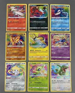 Pokemon Amazing Rare Complete Set Lot Of 9 Vivid Voltage & Shining Fates All NM - Image 2