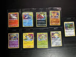 Pokemon Amazing Rare Complete Set Lot Of 9 Vivid Voltage & Shining Fates All - Image 1