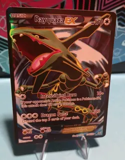 Rayquaza 104/108 EX Full Art Roaring Skies Holo 2015 Pokemon LP Condition - Image 4