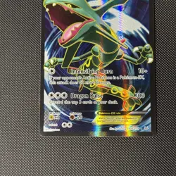 Pokemon Rayquaza EX XY Roaring Skies Full Art Ultra Holo Rare 104/108 - Image 5