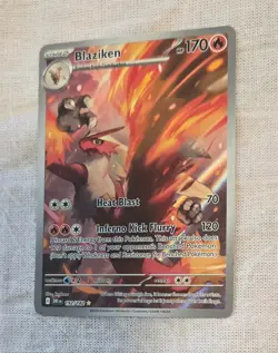 3 Rare Pokemon holo/foil cards - Blaziken, Fuecoco, Wobbuffet GREAT Condition - Image 4