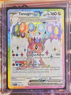 Tatsugiri ex 226/191 Surging Sparks Ultra Rare Full Art Pokemon TCG Card NM - Image 3