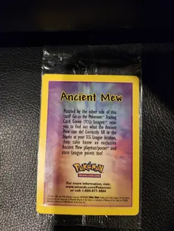 Ancient Mew SEALED Pokemon Unopened 2000 Movie Promo Holo Card X1 - RARE PROMO - Image 1