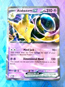 Alakazam ex 65/165 Scarlet & Violet 151 Double Rare Pokemon Card *PB - Image 1