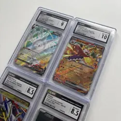 Pokemon Graded Card Lot Of 4 CGC Slabs 8.5-10 Japanese/English Mixed - Image 2