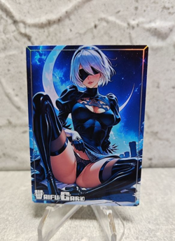 Nier Automata Trading Card Waifu Goddess Story Anime Girl holo Karte Manga Full - Image 1