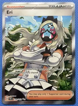 Pokemon Eri 199/162 SV05: Temporal Forces Ultra Rare Holo Trainer Card - Image 1