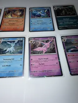 Prismatic Evolutions 8 Cosmos Promo Cards - Costco Mini Tin Promos Set Lot Holo - Image 4