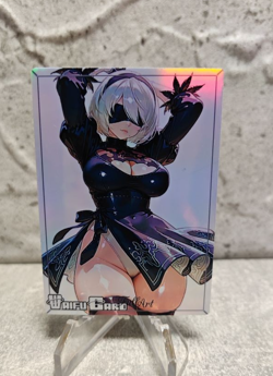 Nier Automata Trading Card Waifu Goddess Story Anime Girl holo Karte Manga Full - Image 1