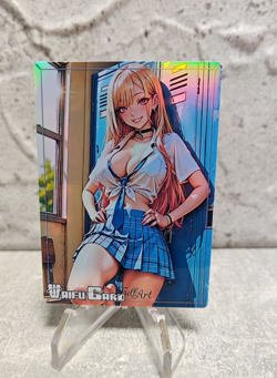 Marin Kitagawa Trading Card Waifu Goddess Story Anime Girl holo Karte Manga - Image 1