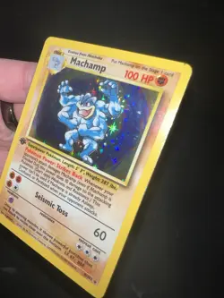 Machamp Base Set 8/102 Holo 1st Edition Pokemon Trading Card - Image 5