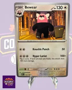 Bewear 112/132 Me01: Mega Evolution Regular Free Shipping NM Pokemon - Image 1