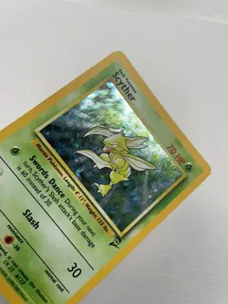 Scyther Pokemon Card Holo WOTC 17/130 Base Set 2 Rare Vintage 2000 Original - Image 5