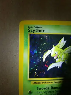 SCYTHER 17/130 - Holo RARE - VINTAGE WOTC Pokemon Card - BASE SET 2 NM/M - Image 2